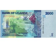 2 000 shillings 2010-24 Uganda