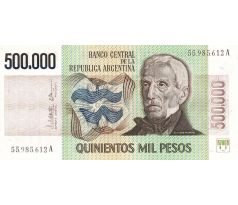 500 000 pesos 1982-83 Argentína