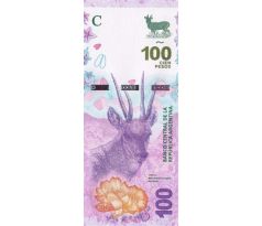 100 pesos 2018-19 Argentína